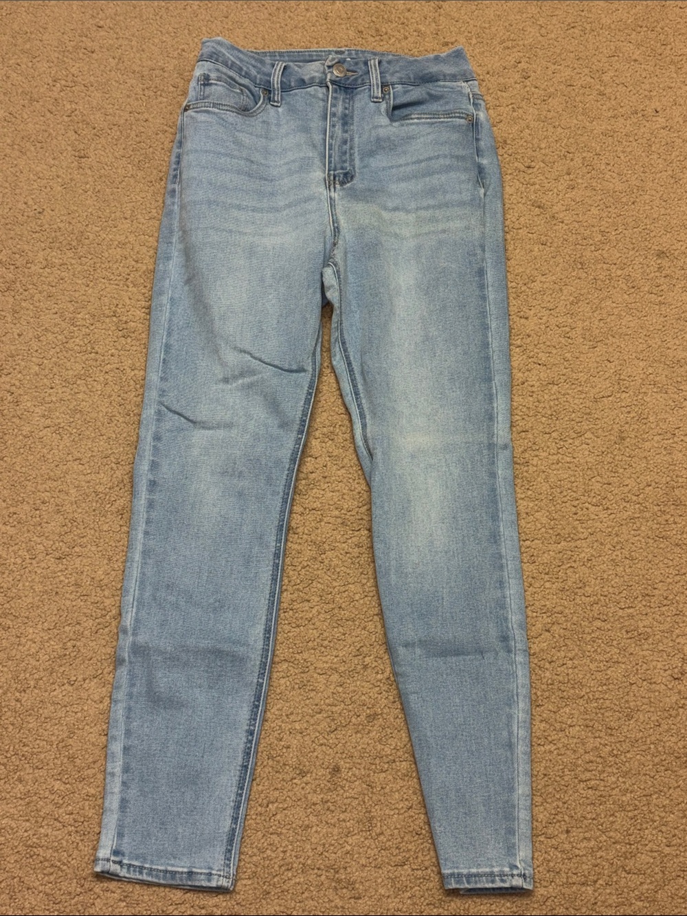 Columbia Washed Light Blue Skinny Jeans